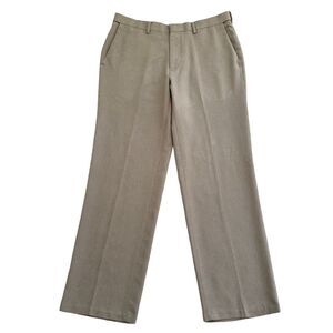 🔃Haggar Men's Brown Straight Leg Dress Pants